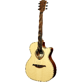 LAG Guitarra Acústica Auditorium Cutaway A/E Tramontane 88 Lag Tapa Abeto Engelmann Macizo Electrónica Stage LAG