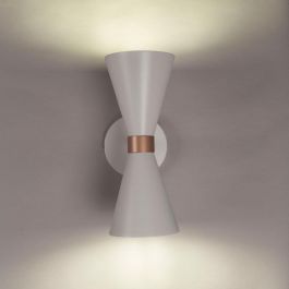 SKD-W1009 Aplique de Pared Kosice con diseño retro y elegante para bombilla LED E27. Ideal para comedor, dormitorio, sala de estar.