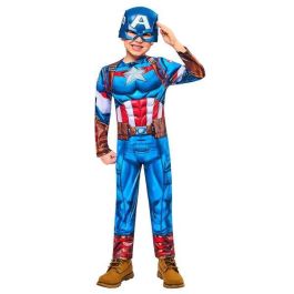 Rubies Disfraz Infantil Capitán América Black Line Talla 7-8 Años Precio: 25.4999998. SKU: B1HH2H4QH5