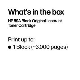 HP LaserJet nº59A Toner Negro