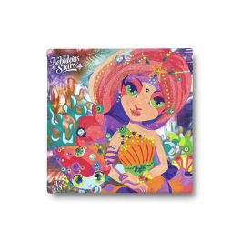 Coralia Lienzo Pinta por Números, Kit Manualidades para Niños y Adultos, Marco Pino, Pintura Acrílica, Edad 7+