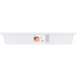 Cubeta Blanca 50x34x8 cm / 8.6L Bob - Dem (12 Unidades) Cubeta Blanca 50x34x8 cm / 8.6L Bob - Dem (12 Unidades)