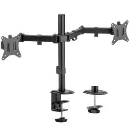 AISENS - SOPORTE DE MESA ECO GIRATORIO E INCLINABLE PARA 9KG (3 PIVOTES, 2 BRAZOS) DE 17-32, NEGRO