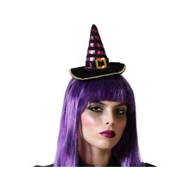 Diadema Sombrero Bruja Morado Dorado - Ideal para Halloween, Fiestas y Carnavales Precio: 1.68999974. SKU: S1130881