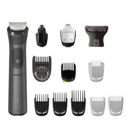 Philips MG7920/15 Recortador Multiusos Serie 7000, 13 Accesorios, 60 min de Autonomía, Carga Rápida, Gris Oscuro