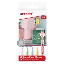 Marcador T.Opaca Perm. Edding 751 Conico Blister De 5 (Blanco, Verde Pastel, Azul Pastel, Amarillo Pastel Y Rosa Pastel) Precio: 20.69000054. SKU: B1BESPXXHH