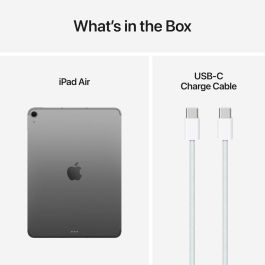 Apple iPad Air M3 - Tableta de 11" con pantalla True Tone, procesador Apple M3, 8 GB RAM, 128 GB Almacenamiento, Wi-Fi 6E, Bluetooth 5.3, Gris Espacio