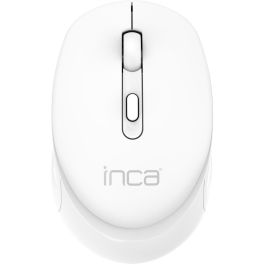 INCA IWM-243RB Ratón Inalámbrico 2.4GHz 1600 DPI CANDY DESIGN Weiß para ordenador