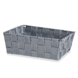 Cesta de Tela Kipit Gris 24 cm x 20 cm x 8 cm, 2.4 litros (24 Unidades) Cesta de Tela Kipit Gris 24 cm x 20 cm x 8 cm, 2.4 litros (24 Unidades)