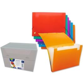 Bismark Carpeta Fuelle Acordeón A4 12 C-Goma Pp Transparente - Colores: Azul, Rojo, Verde, Negro Precio: 3.58999982. SKU: B15H34J5BW