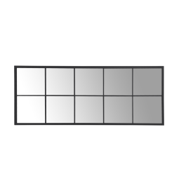 DKD Home Decor Espejo de Pared Rectangular Estilo Loft Tipo Ventana Negro de Hierro y Cristal Colección Anxi 150 x 60 cm Precio: 114.49999979. SKU: B1HM9M8LDD
