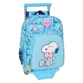 Mochila Escolar con Ruedas Snoopy Love Azul 26 x 11 x 67 cm 26 x 34 x 11 cm Precio: 24.50000014. SKU: B1EKPJFC9M