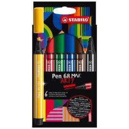 Estuche Arty con 6 Colores-Rotulador Premium con Punta Biselada Pen 68 Max Stabilo 768/06-21 Precio: 17.7749001936. SKU: B1EY5HVG42