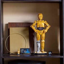 LEGO Star Wars 75398 C-3PO - Minifigura de droide para construir - Kit de modelo para adultos