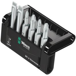 Wera 6 Universal 1 Juego de Puntas Magnéticas, 6 Piezas, Phillips (PH1, PH2), Pozidriv (PZ1, PZ2) y Ranura Precio: 30.50000052. SKU: B1E57B6Z4F