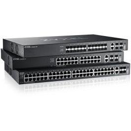 Zyxel XGS2220-30F-EU0101F Switch Gestionado L3, 24 SFP, 4 SFP+, 2 Ethernet 10G, Negro