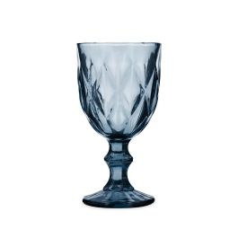 Quid Copa Vidrio Maia 23,5 cL Azul con relieve Apto Lavavajillas y Frigorífico Precio: 1.79000019. SKU: B1E97RM87W