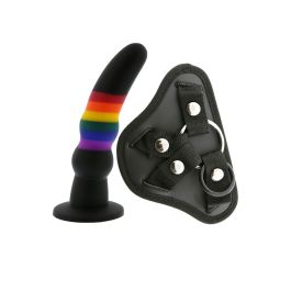 Consolador con arnés Dream Toys Colourful Love Consolador con arnés Dream Toys Colourful Love