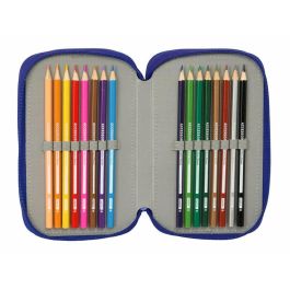 Plumier Escolar Safta Triple 37 Piezas Atletico De Madrid 195x125x55 mm Plumier Escolar Safta Triple 37 Piezas Atletico De Madrid 195x125x55 mm