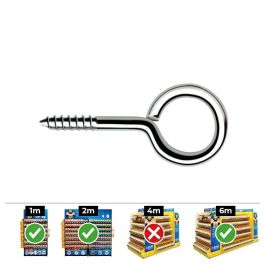 Celo Din hc Hembrilla Roscada Cerrada ø3,0 x 50 mm Zincado Caja 250 Uds Precio: 13.6900005. SKU: S7903049