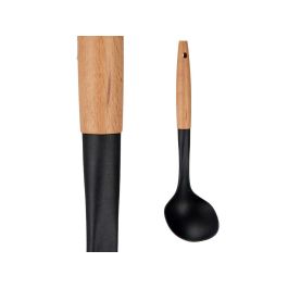 Cazo de cocina Kinvara con mango de madera, 9.5x32.5x5.5 cm, color natural/negro (12 Unidades) Cazo de cocina Kinvara con mango de madera, 9.5x32.5x5.5 cm, color natural/negro (12 Unidades)