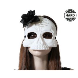 Máscara Blanca De Calavera Con Mano Para Halloween - Efecto Visual Inquietante Precio: 1.49999949. SKU: S1131807