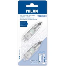 Milan Recambio Cinta Correctora Cilíndrica y Extensión 5 mm x 6 M Blíster 2 Unidades Precio: 1.79000019. SKU: B1JT86XG8A