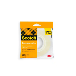 Scotch Cinta Adhesiva 508 Transparente 33x19 mm Facil de Cortar Encelofada Individual Precio: 4.88999962. SKU: B15PPE4SWR