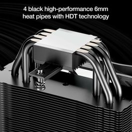 be quiet! Pure Rock 3 LX - Disipador de CPU de aire, 4 tubos de calor, 120mm PWM, TDP 190W, compatibilidad LGA 1851/1700/1200 & AM5/AM4, iluminación LED multicolor, Negro