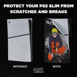 Konix KON1728086052925 Funda de silicona para PlayStation 5 Slim - Naruto