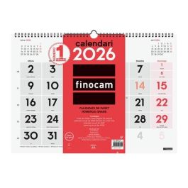 Calendari (2026) Catalan Finocam Paret Mensual Numeros Grans L 430X310 Precio: 7.49999987. SKU: B12HLPQ43A