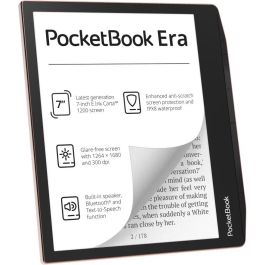 Pocketbook Era Lector de Libros Electrónicos 16GB Stardust Silver, Pantalla E Ink Carta 7", Táctil, Bluetooth, Resistente al Agua