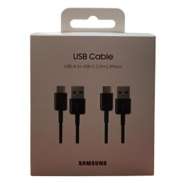Samsung EP-DG930MBEGWW Cable USB A a USB C 150 cm Negro Pack 2 Unidades