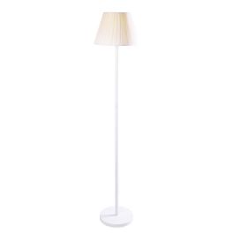 Lámpara de Suelo Recta Toby SKD-F009-W Estilo Nórdico, Compatible Bombilla LED E27, para Salón, Dormitorio, Comedor