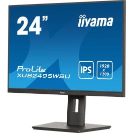 iiyama 24,1" IPS-panel, 1920x1200, 300cd/m², HDMI, DP, 4ms, Speakers, USB 3x 3.2+1xC (15W), 15cm Height adj. Stand iiyama 24,1" IPS-panel, 1920x1200, 300cd/m², HDMI, DP, 4ms, Speakers, USB 3x 3.2+1xC (15W), 15cm Height adj. Stand