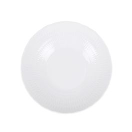 Santa Clara Vajilla Sofia 55 Piezas en Porcelana Blanca, Resistente al Lavavajillas y Microondas