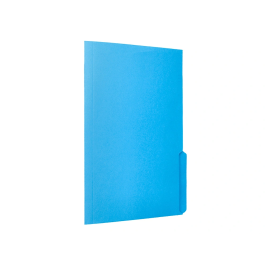 Liderpapel Subcarpeta Cartulina Folio Pestaña Derecha 240g/m2 Azul