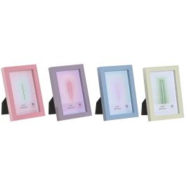 DKD Home Decor Marco de Fotos 10x15 Urban de MDF y Cristal, Pack 4 Unidades Surtido Colores Verde y Azul, 17x12x2 cm Precio: 14.49999991. SKU: B19SBEZE9X