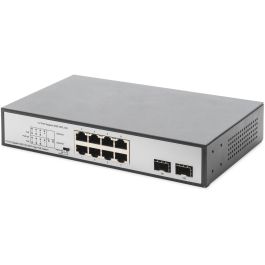 Digitus Switch Gigabit de 8 Puertos (6 PoE, 2 RJ45, 2 SFP Uplink), No Administrado, 180W PoE, Ethernet 10/100/1000, Negro Precio: 267.95000001. SKU: B1AL8ZZ3TJ