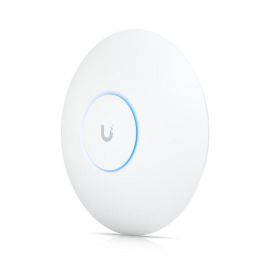 Ubiquiti WiFi 7 AP, 6 GHz, 8 spatial streams, 2.5 GbE RJ45 port, PoE+, 44-57V DC, polycarbonate, aluminum, white