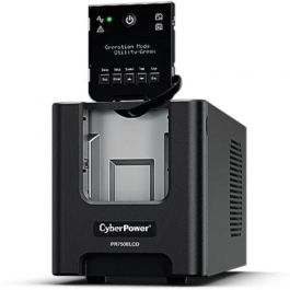 SAI Línea Interactiva Cyberpower PR750ELCD/ 750VA-675W/ 6 Salidas/ Formato Torre SAI Línea Interactiva Cyberpower PR750ELCD/ 750VA-675W/ 6 Salidas/ Formato Torre