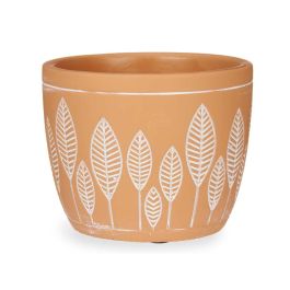 Maceta Terracota Hojas Redonda 12.5x10 cm Ibergarden - Cemento Marrón (12 Unidades) Maceta Terracota Hojas Redonda 12.5x10 cm Ibergarden - Cemento Marrón (12 Unidades)