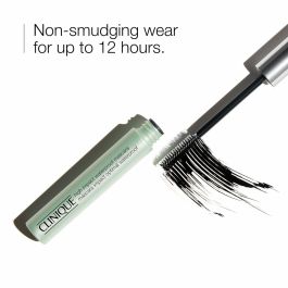 Clinique #01 High Impact Mascara Waterproof Negro 8ml. Aporta Volumen y Longitud sin grumos, ideal para Ojos Sensibles y Usuarios de Lentes de Contacto.