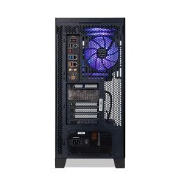 NOX Hummer Glock Semitorre ATX Cristal Templado Frontal y Lateral Negro