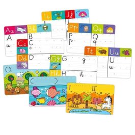 Diset 63787 Yo Aprendo A Escribir Pupitre Maletín Luminoso Autocorrectivo para Niños +4 Años