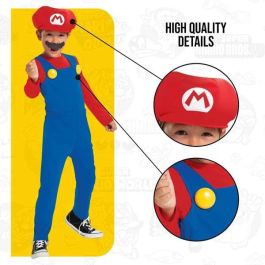 Disfraz infantil nintendo super mario de lujo talla. 4-6 años