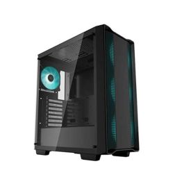 DeepCool R-CC560-BKGAA4-G-2 CC560 V2 Caja Semitorre Gaming ATX con 4 Ventiladores LED preinstalados Negro Cristal Templado