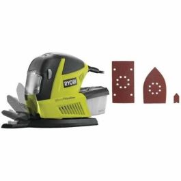 Ryobi Lijadora Multifuncional 180W, 3 Modos Lijado (Triangular, 1/3 Hoja, Acabado), Velocidad Variable, Bolsa + 30 Abrasivos