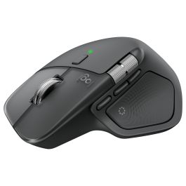 Logitech MX Master 4 Ratón Inalámbrico Ergonómico Grafito con Respuesta Háptica Avanzada y Desplazamiento Ultrarrápido USB-C Bluetooth 8000 DPI