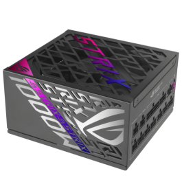 ASUS ROG STRIX-1000P-GAMING Fuente de Alimentación 1000W 80 PLUS Platinum, Semi-Pasiva, 20+4 pin ATX, Negro, Plata - 90YE00W1-B0NA00